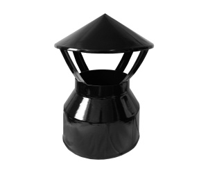 Оголовок d = 150/210 мм с зонтом  AGNI  ЭМАЛИРОВАННЫЙ Оголовок d = 150/210 мм с зонтом  AGNI  ЭМАЛИРОВАННЫЙ