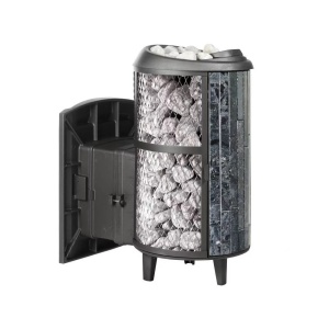 Печь-каменка чугунная АТМОСФЕРА L дверца со стеклом в сетке-ламель ПИРОКСЕНИТ (22 м.куб) Печь-каменка чугунная АТМОСФЕРА L дверца со стеклом в сетке-ламель ПИРОКСЕНИТ (22 м.куб)