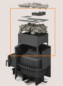 Закрытая каменка на печь-каменку БЫЛИНА 18 Закрытая каменка на печь-каменку БЫЛИНА 18