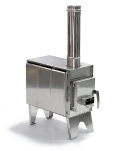 Печь отопительная мобильная ТУРИСТ (складной дымоход в комплекте)