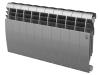 Радиатор биметаллический ROYAL THERMO BILINER BIANCO SILVER SATIN 350/80 - 10 секций
