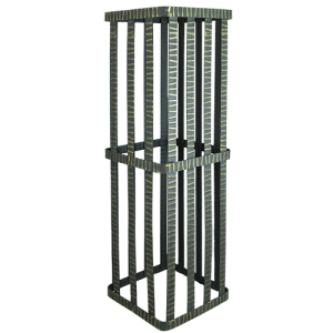 Сетка для камней ГЕФЕСТ - УРАГАН 18/25/30/ГРОЗА 18 (250 х 250 х  750 мм)