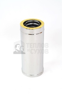 Сэндвич d = 115/150/210 мм (Н+Н) L = 500 мм ТИС ТермоВент (0,8 ММ) (430 СТАНДАРТ)