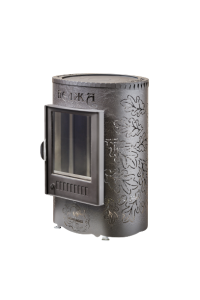 Печь отопительная НЕЛЖА ПФ в кожухе ДУБЫ с варочной поверхностью (150 м.куб.)