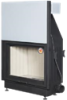 Топка ВЕГА 1000 МP принтинг по стеклу с подовым горением d = 250 мм (18 кВт) Экокамин (ТВN1000MP)