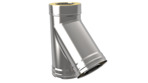 Сэндвич-тройник 45 гр. d = 150/220 мм (Н+Н) 0,8 ММ Сэндвич-тройник 45 гр. d = 150/220 мм (Н+Н) 0,8 ММ