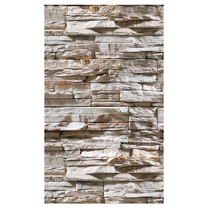 Плита фиброцементная ФАСПАН ДЕКОР 9 х  600 х 1200 мм Дикий камень №1007 вертикальный рисунок