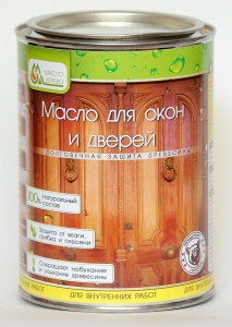 Масло для окон и дверей 10 л Масло&Дерево
