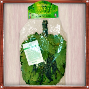 Веник Экстра из КАВКАЗСКОГО ДУБА с шалфеем в индивидуальной упаковке Веник Экстра из КАВКАЗСКОГО ДУБА с шалфеем в индивидуальной упаковке