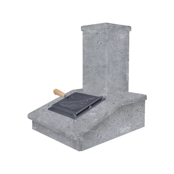 Облицовка на трубу для печей ГРОМ 50  ПРЕЗИДЕНТ ТАЛЬКОМАГНЕЗИТ (150*540)  (2 яруса) под шибер