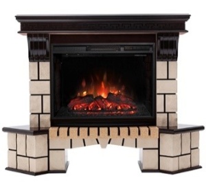 Портал Stone Corner new FS25/25,5 античный дуб (АО-257)УГЛОВОЙ для электроочага с 25/25,5 диагональю