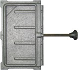 Задвижка 3В-2А с ручкой  (ПР: 130 х 260 х 505 мм) ЛИТКОМ