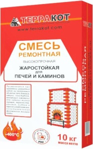Смесь Ремонтная, жаростойкая ТЕРРАКОТ  (5 кг) Смесь Ремонтная, жаростойкая ТЕРРАКОТ  (5 кг)