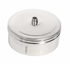 Крышка для сэндвич-тройника d = 250/310 мм с конденсатоотводом  Н ТИС (430 СТАНДАРТ) Крышка для сэндвич-тройника d = 250/310 мм с конденсатоотводом  Н ТИС (430 СТАНДАРТ)