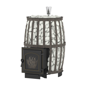 Печь-каменка  чугунная ЛЕГЕНДА РУССКИЙ ПАР КОВКА 18 дверца 271 (8 - 20 м.куб)