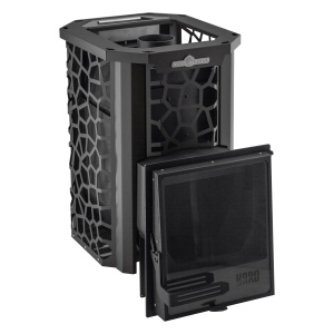 Печь-каменка HARD Саванна Панорама 30L удлиненная топка (20 - 32 м.куб)