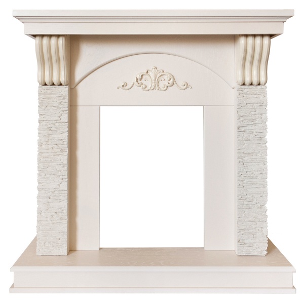 Портал Corfino STD/EUG айвори (WT-F612) для электроочага стандартного/Eugene *