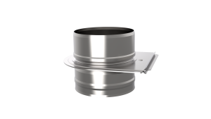 Шибер (задвижка) d = 115 мм (1 ММ) НЕРЖАВЕЙКА  (20)