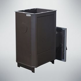 Печь-каменка ПАЛЕНИЦА дверца универсальная СТАЛЬ/СТЕКЛО (12 - 24 м.куб)