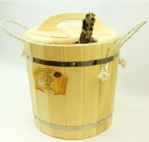 Запарник 20 л с нержавеющей вставкой с крышкой, КЕДР