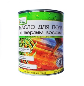 Масло для пола с твердым воском  5 л Масло&Дерево