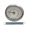 Термометр биметаллический накладной (0-120 С) ViEiR