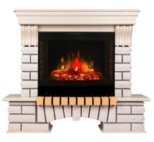 Портал Country 26 WT белый дуб (WT-614) для электроочага с 26 диагональю