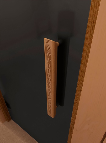 Дверь стеклянная ФАВОРИТ БЛЭК ГРАФИТ МАТОВАЯ 700 х 1900 мм 2 петли,стекло 8 мм,кор. ХВОЯ,магн DW