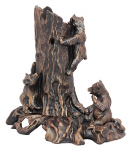 Карандашница ХДИ-7.001  ТРИ МЕДВЕДЯ патина (ГР: 116 х 164 х 160 мм) ЛИТКОМ