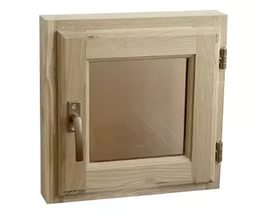 Оконный блок ЛИПА 300 х 300 мм стекло БРОНЗА Оконный блок ЛИПА 300 х 300 мм стекло БРОНЗА