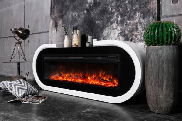 Портал  Soho 60 белый с черным для электроочага Vision 60 LED (RoyalFlame) Портал  Soho 60 белый с черным для электроочага Vision 60 LED (RoyalFlame)