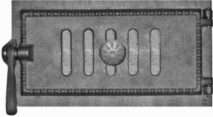 Дверца поддувальная ДПУ-3 уплотненная  крашеная (ПР: 290 х 140 мм) ЛИТКОМ