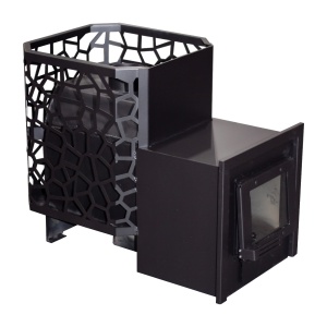 Печь-каменка РАДА  сталь 6 мм 18L СЕТКА удлиненная топка (16 - 20 м.куб) (без дверки)