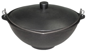 Казан чугунный  8л К-Д с ручкой с крышкой БЛМЗ  (1) Казан чугунный  8л К-Д с ручкой с крышкой БЛМЗ  (1)