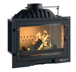 Топка каминная ЧУГУННАЯ  EVEREST D10 антрацит 10 кВт (200 м.куб) Топка каминная ЧУГУННАЯ  EVEREST D10 антрацит 10 кВт (200 м.куб)