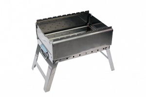 Мангал СИБИРЬ - 10 Н складной нержавейка Мангал СИБИРЬ - 10 Н складной нержавейка