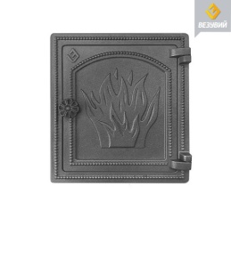 Дверца чугунная ВЕЗУВИЙ ДТ-4 крашеная АНТРАЦИТ  (посадочный размер 250 х 280 мм) Дверца чугунная ВЕЗУВИЙ ДТ-4 крашеная АНТРАЦИТ  (посадочный размер 250 х 280 мм)