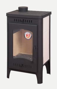 Печь-камин БАВАРИЯ ОПТИМА с чугунной плитой (РК 049)