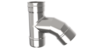 Тройник 45 градусов d = 180 мм (1 ММ)  (1)