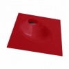 Герметизирующий элемент для кровли Мастер Flash №1 (№17) угловой (d= 75 - 200 мм) красный  (монтажная площадка - алюминий)