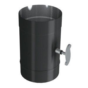 Шибер (заслонка) d = 150 мм  ВУЛКАН (RAL черный) Шибер (заслонка) d = 150 мм  ВУЛКАН (RAL черный)