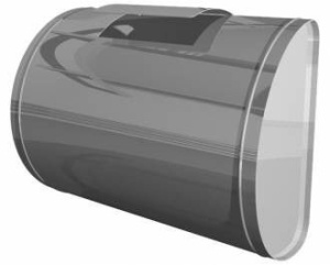 Бак100 литров для регистра горизонтальный ЕВРО  (1) (СНЯТ С ПРОИЗВОДСТВА)