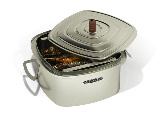 Коптильня горячего копчения Нельма Лайт Inox Коптильня горячего копчения Нельма Лайт Inox