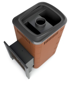 Печь-каменка УРЕНГОЙ 2018 INOX терракота большой свето-прозрачный экран (вид топлива - ГАЗ) Печь-каменка УРЕНГОЙ 2018 INOX терракота большой свето-прозрачный экран (вид топлива - ГАЗ)