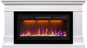 Портал California белый с черным для электроочага Crystal 36 RF/Crystal 40 RF (RoyalFlame)