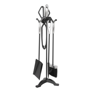 Каминный набор 15011 PRK ЧЕРНЫЙ с СЕРЕБРОМ 4 предмета Каминный набор 15011 PRK ЧЕРНЫЙ с СЕРЕБРОМ 4 предмета