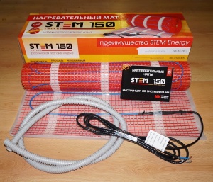 Мат нагревательный STEM ENERGY 150 -  75 Вт  0,5 м.кв Мат нагревательный STEM ENERGY 150 -  75 Вт  0,5 м.кв