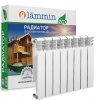 Радиатор алюминиевый  LAMMIN  ЕСО AL 500/ 80 -  8 секций