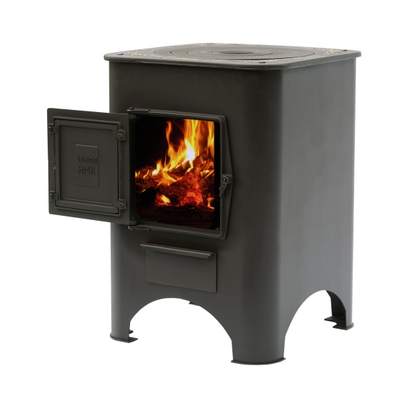 Печь под казан с чугунной плитой и дверцей СИБИРЬ НМК