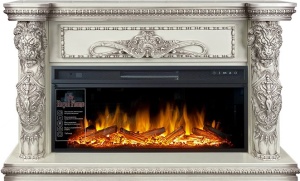 Портал Windsor 42 слоновая кость с темной патиной для электроочага Vision 42 LED (RoyalFlame) Портал Windsor 42 слоновая кость с темной патиной для электроочага Vision 42 LED (RoyalFlame)
